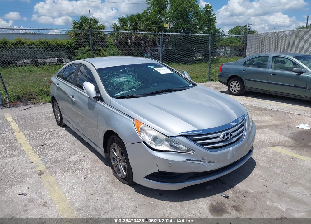 2014 HYUNDAI SONATA GLS VIN: 5NPEB4AC0EH876397