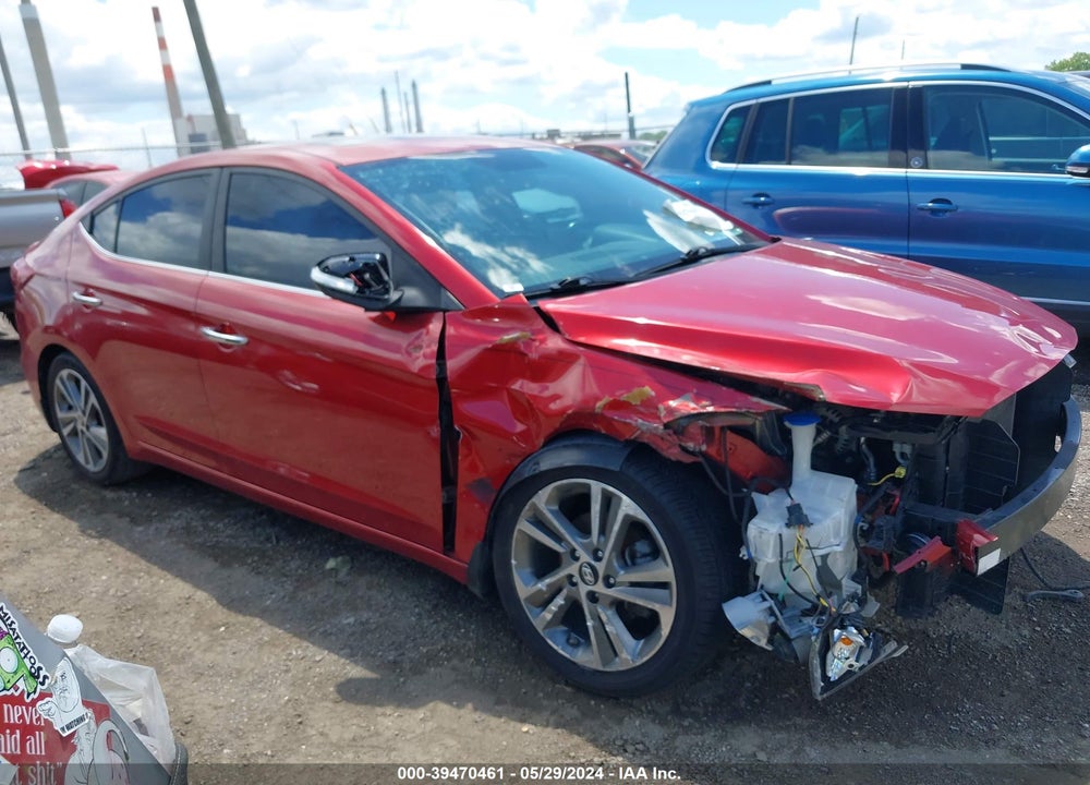2017 HYUNDAI ELANTRA LIMITED VIN: 5NPD84LF8HH104283