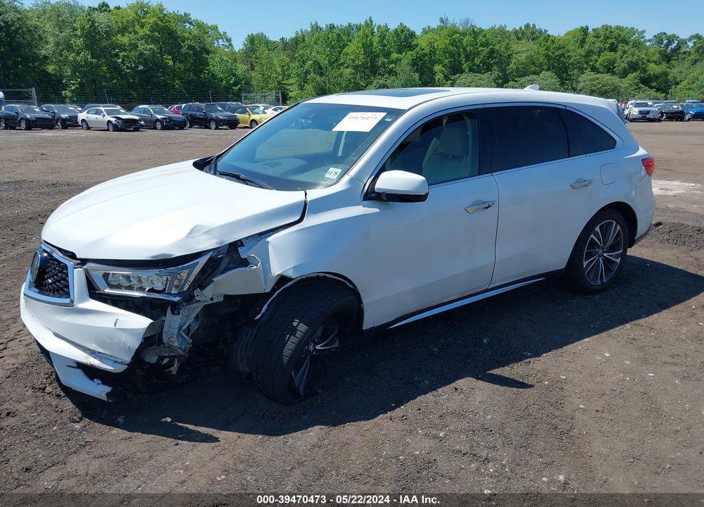 2020 ACURA MDX TECHNOLOGY PACKAGE VIN: 5J8YD4H57LL044922