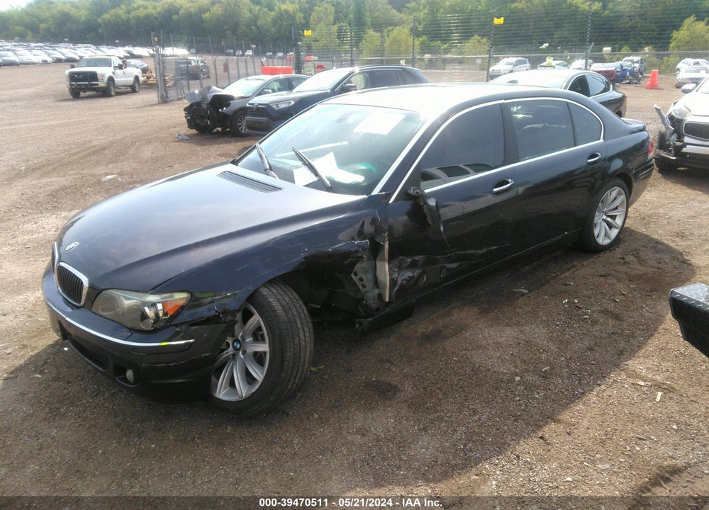 2007 BMW 750LI VIN: WBAHN83507DT66860