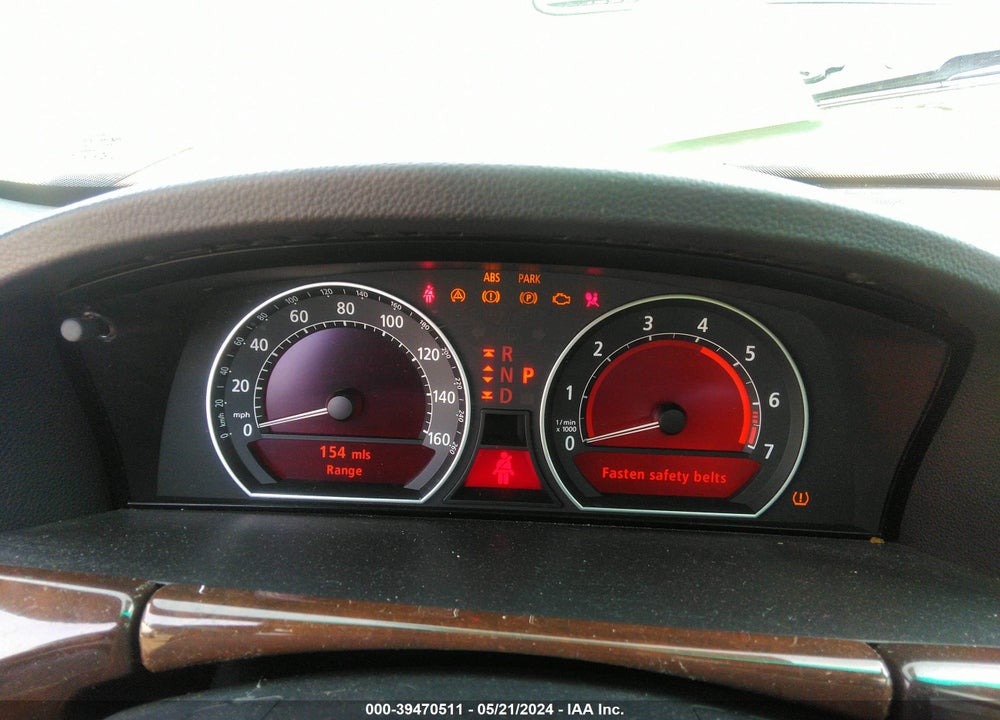 2007 BMW 750LI VIN: WBAHN83507DT66860