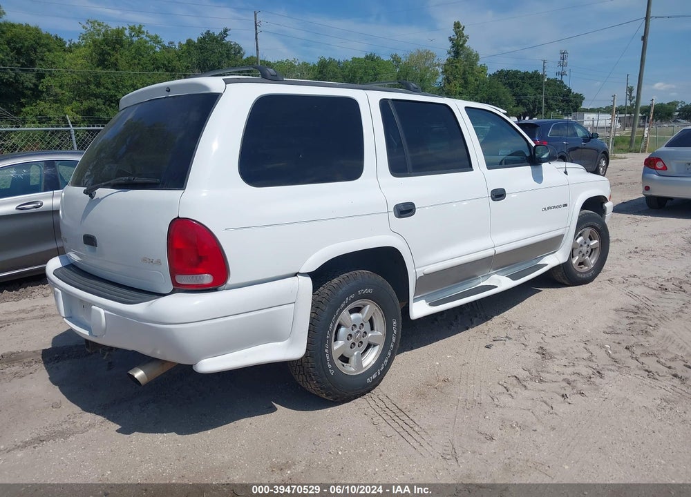 2001 DODGE DURANGO VIN: 1B4HS28N81F621085