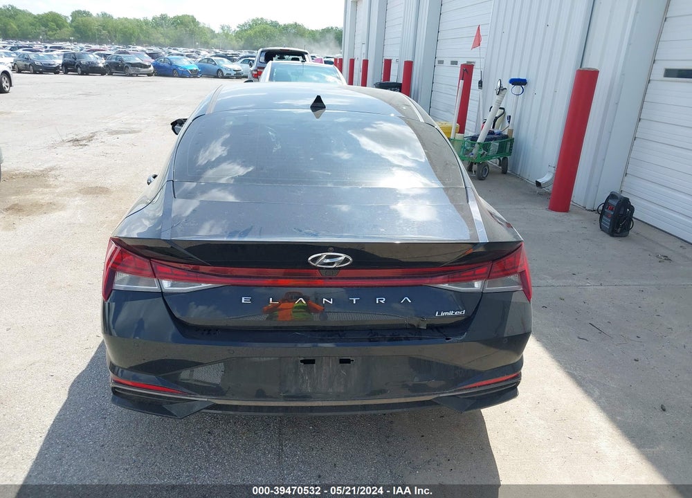 2021 HYUNDAI ELANTRA LIMITED VIN: 5NPLP4AG6MH025330