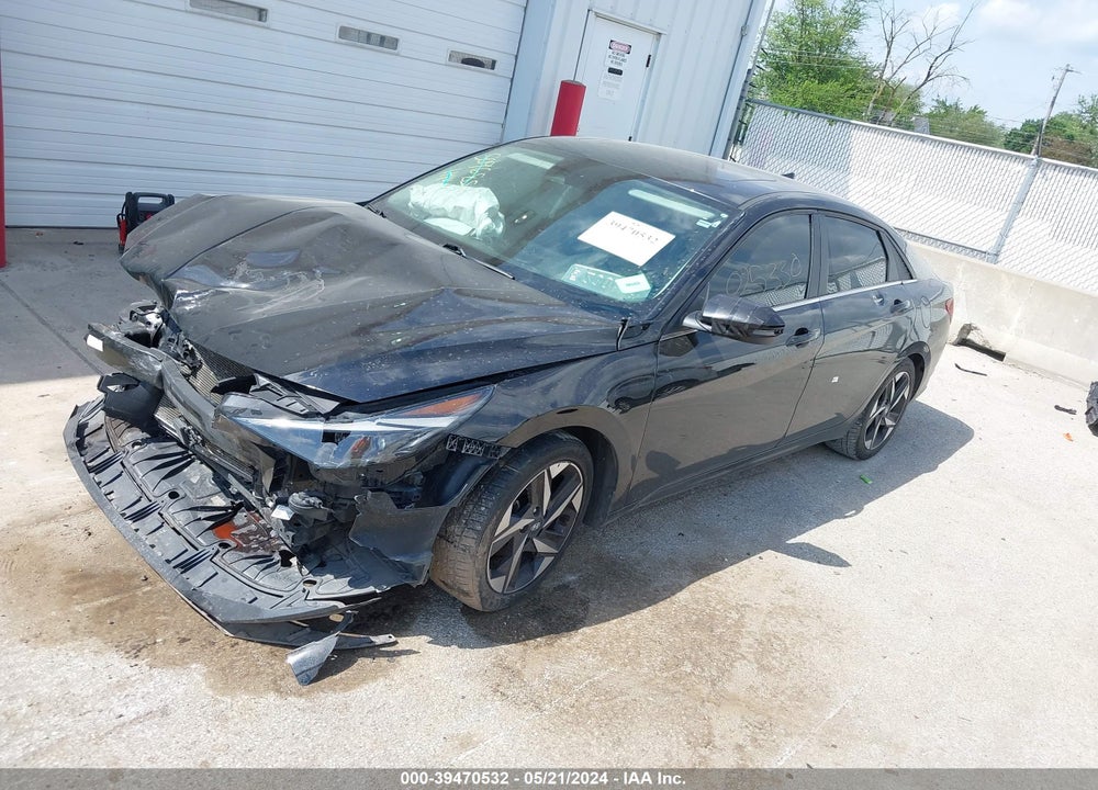 2021 HYUNDAI ELANTRA LIMITED VIN: 5NPLP4AG6MH025330