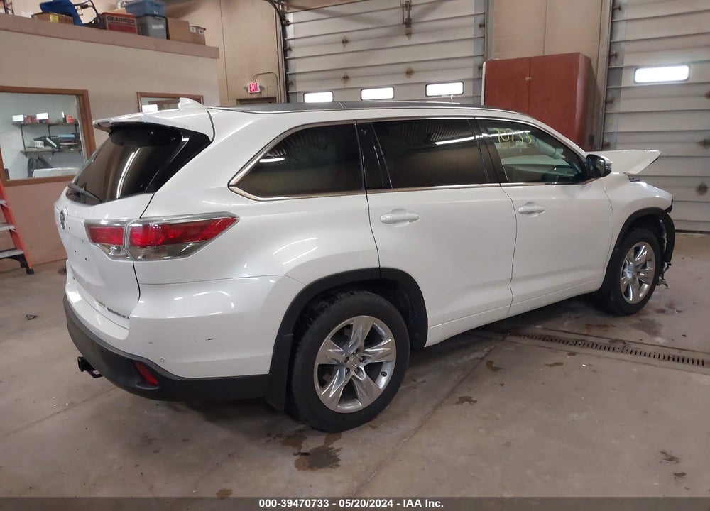 2015 TOYOTA HIGHLANDER LIMITED V6 VIN: 5TDDKRFH5FS136871