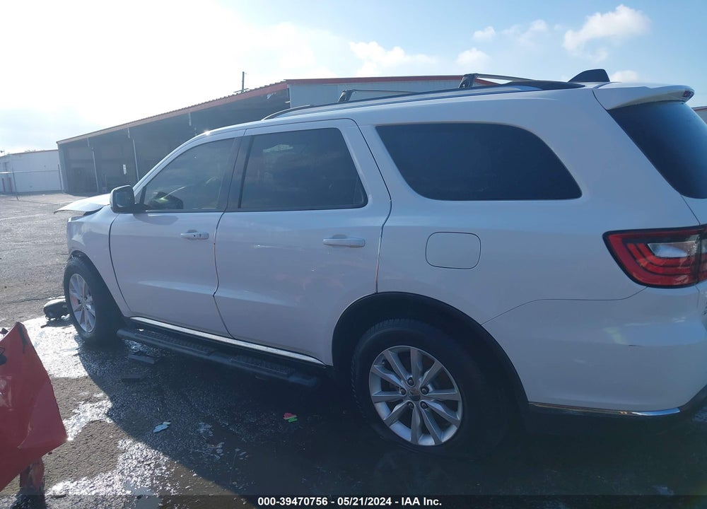 2014 DODGE DURANGO SXT VIN: 1C4RDHAG8EC374593