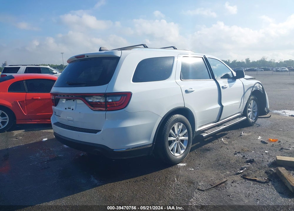 2014 DODGE DURANGO SXT VIN: 1C4RDHAG8EC374593