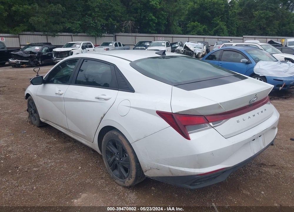2021 HYUNDAI ELANTRA SEL VIN: 5NPLS4AG8MH005904