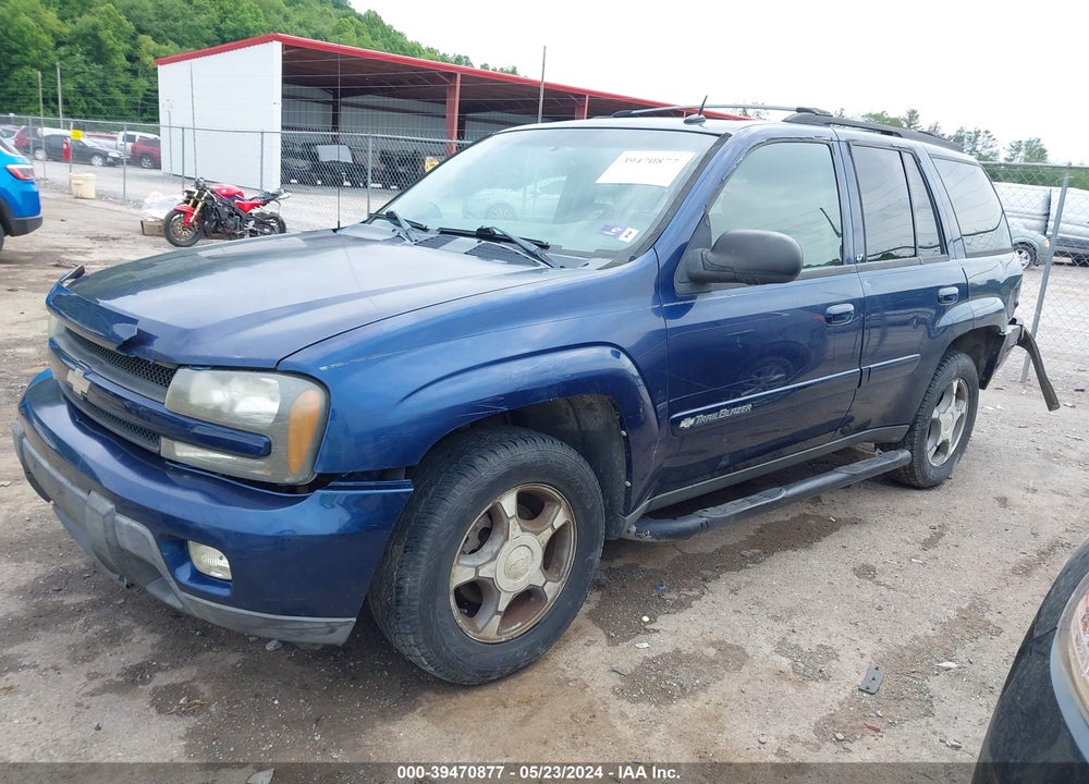 2004 CHEVROLET TRAILBLAZER LT VIN: 1GNDT13S542227181