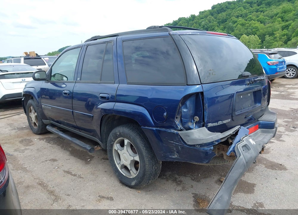 2004 CHEVROLET TRAILBLAZER LT VIN: 1GNDT13S542227181