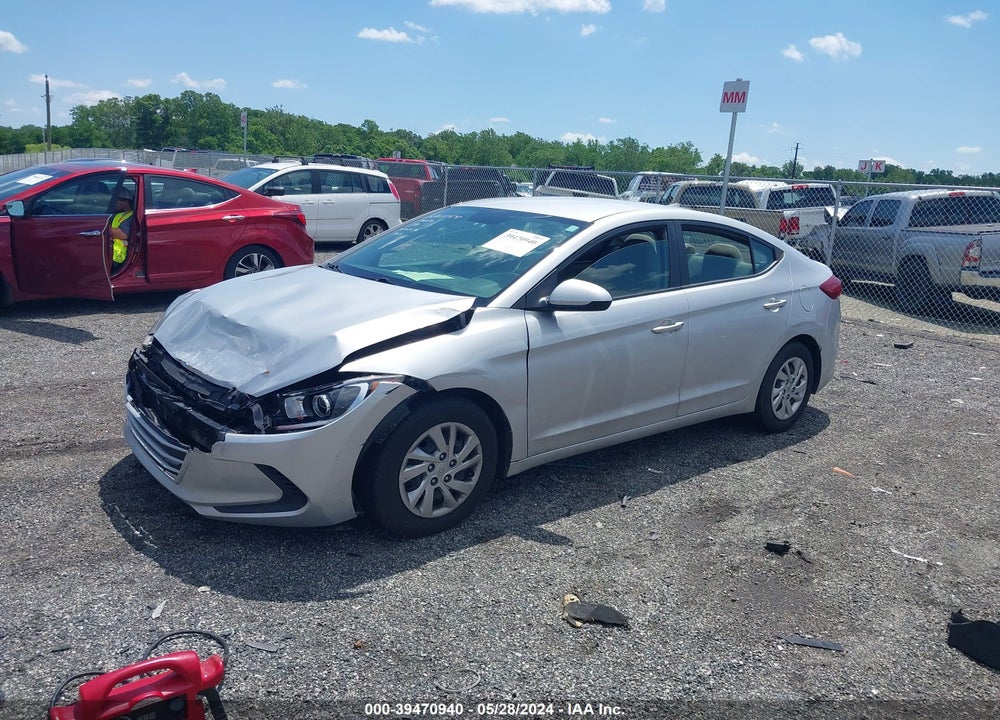 2017 HYUNDAI ELANTRA SE VIN: KMHD74LF4HU423720