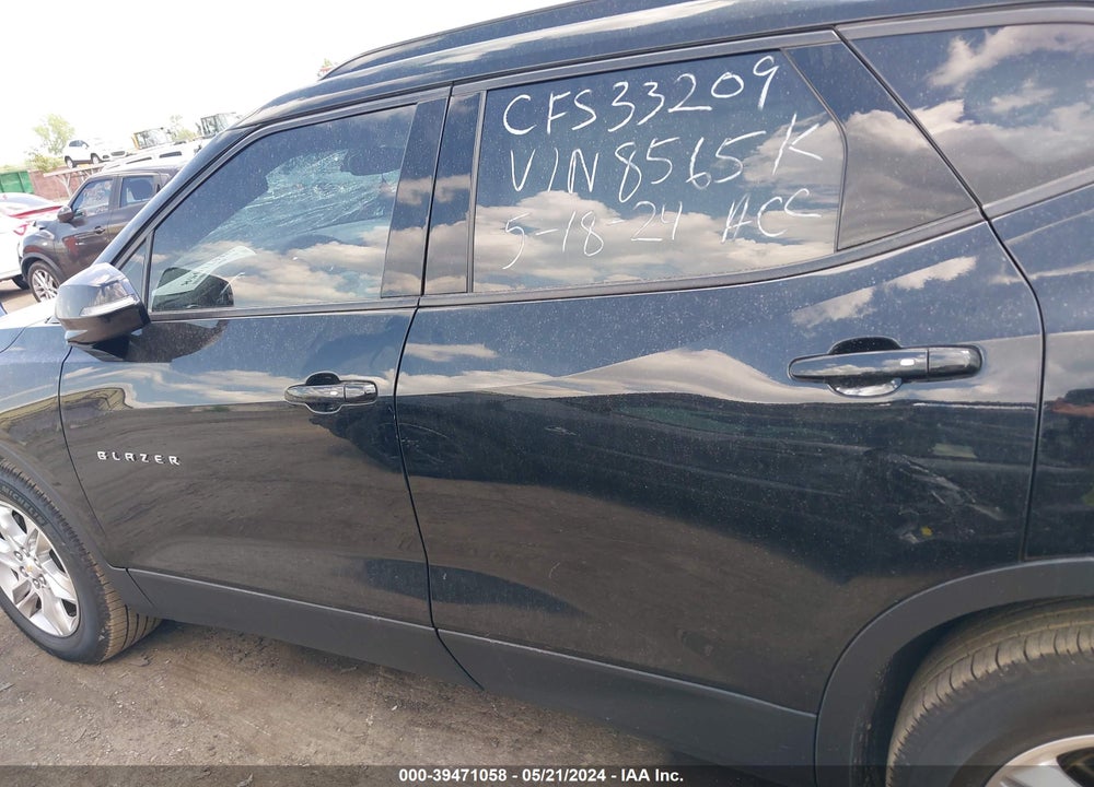 2020 CHEVROLET BLAZER FWD 3LT VIN: 3GNKBDRS0LS658565