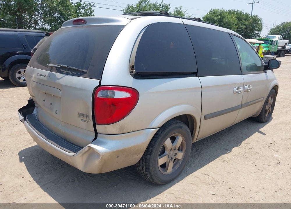 2007 DODGE CARAVAN SXT VIN: 1D8GP45R37B146787