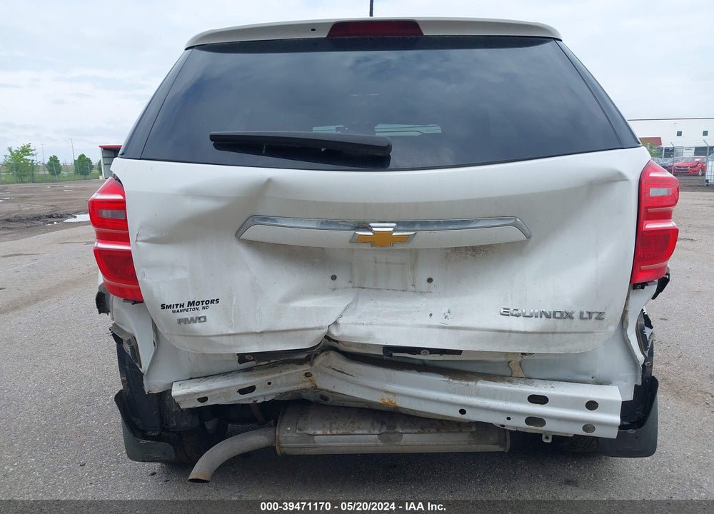 2016 CHEVROLET EQUINOX LTZ VIN: 2GNFLGEK3G6185576