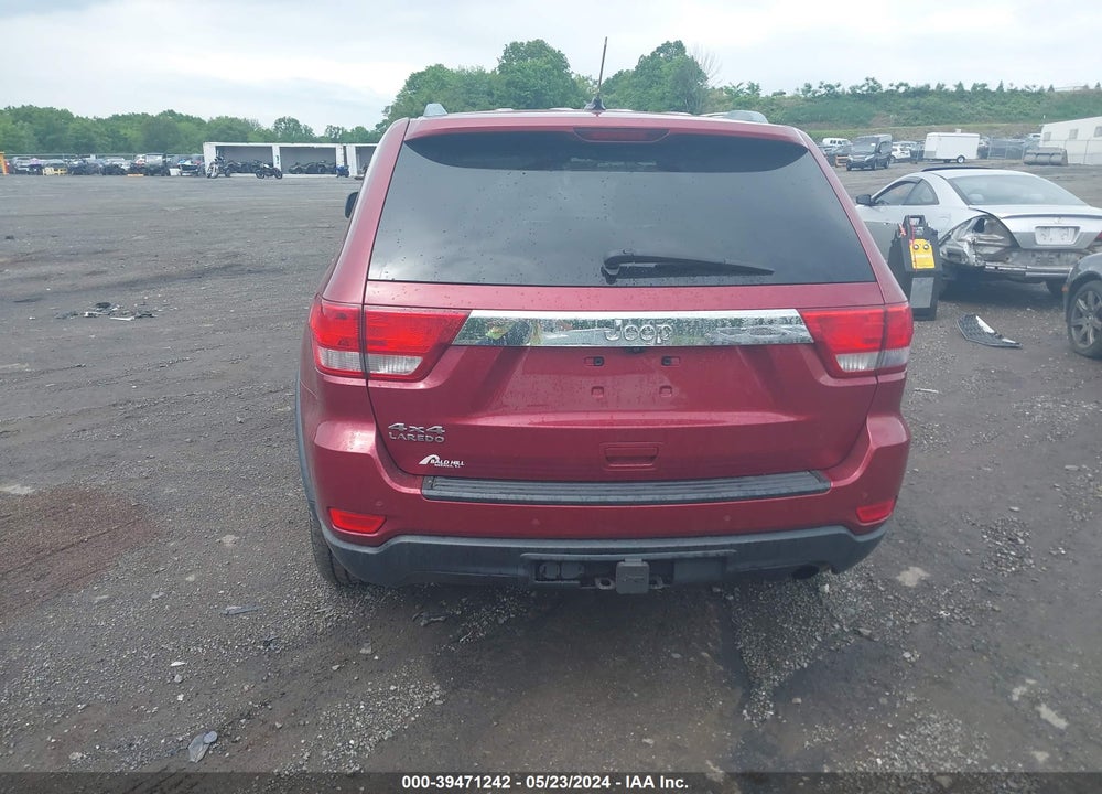2012 JEEP GRAND CHEROKEE LAREDO VIN: 1C4RJFAG1CC183642