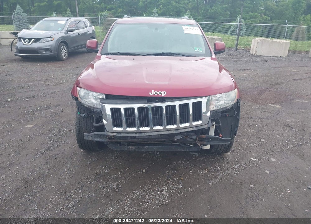 2012 JEEP GRAND CHEROKEE LAREDO VIN: 1C4RJFAG1CC183642