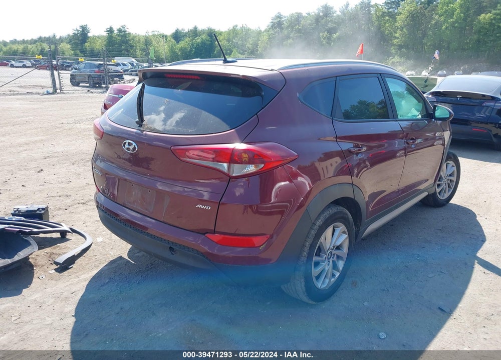 2017 HYUNDAI TUCSON SE VIN: KM8J3CA47HU276724