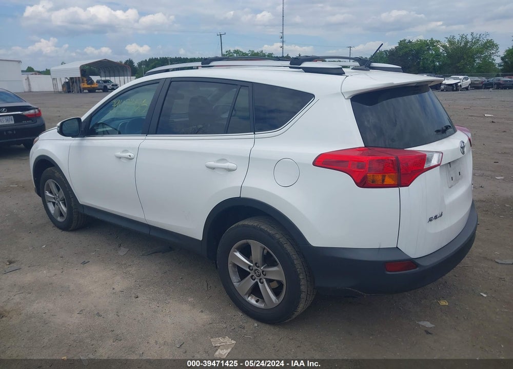 2015 TOYOTA RAV4 XLE VIN: 2T3RFREV9FW231594