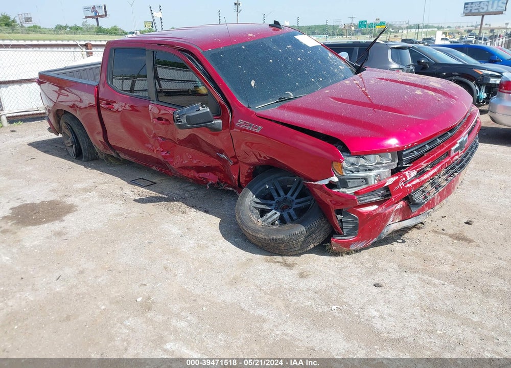 2021 CHEVROLET SILVERADO 1500 4WD SHORT BED LT VIN: 1GCUYDED1MZ349974