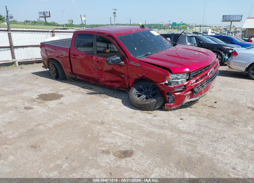 2021 CHEVROLET SILVERADO 1500 4WD SHORT BED LT VIN: 1GCUYDED1MZ349974