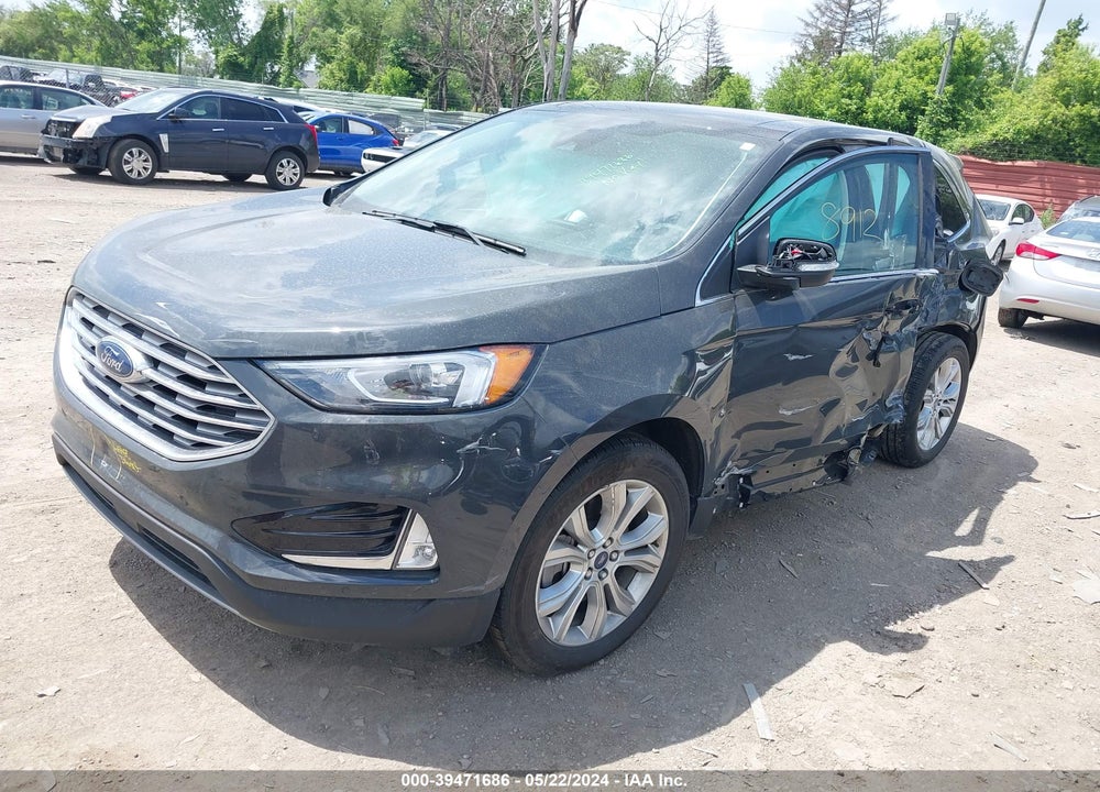 2021 FORD EDGE TITANIUM VIN: 2FMPK4K91MBA48912