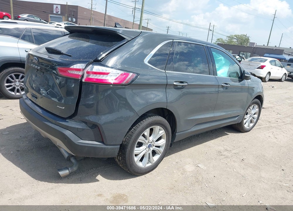 2021 FORD EDGE TITANIUM VIN: 2FMPK4K91MBA48912