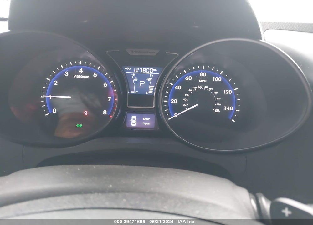 2013 HYUNDAI VELOSTER TURBO W/BLUE VIN: KMHTC6AE2DU137517