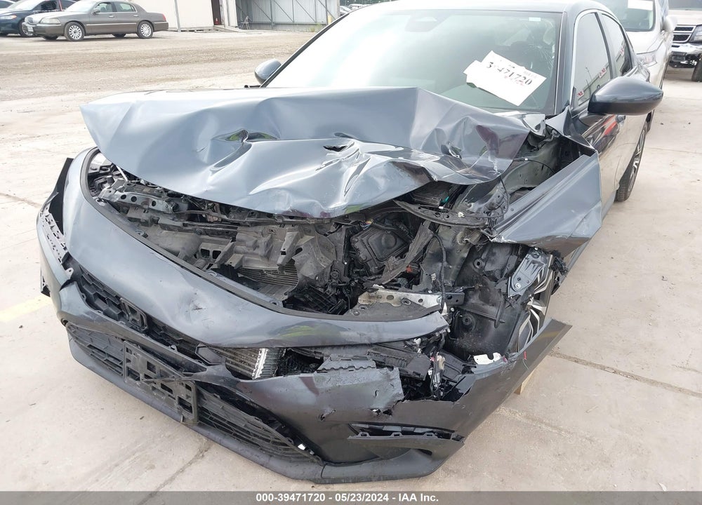 2022 HONDA CIVIC EX-L VIN: 19XFL1H76NE020471