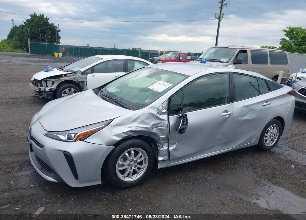 2022 TOYOTA PRIUS L VIN: JTDKAMFU7N3160521