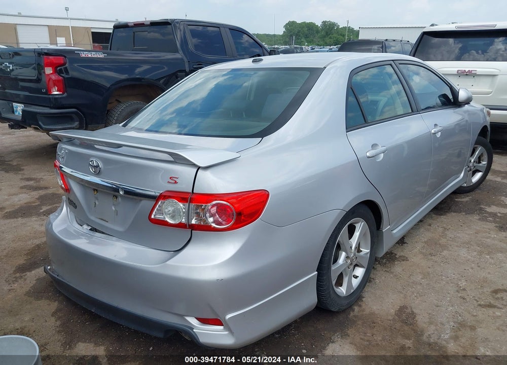 2011 TOYOTA COROLLA S VIN: 2T1BU4EEXBC741838