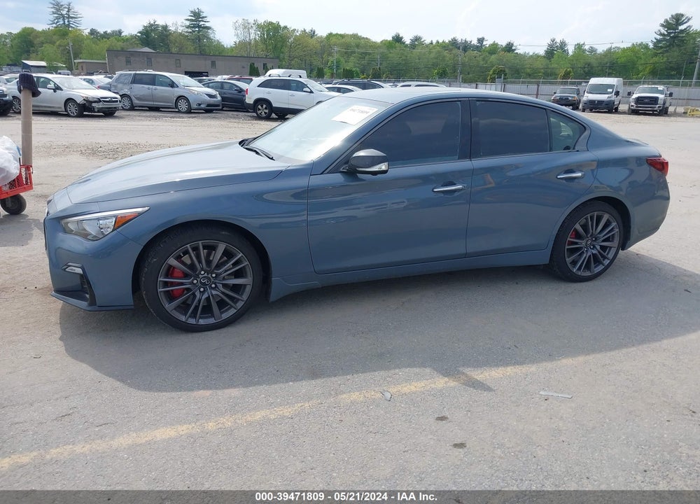 2022 INFINITI Q50 RED SPORT 400 AWD VIN: JN1FV7DR7NM390188