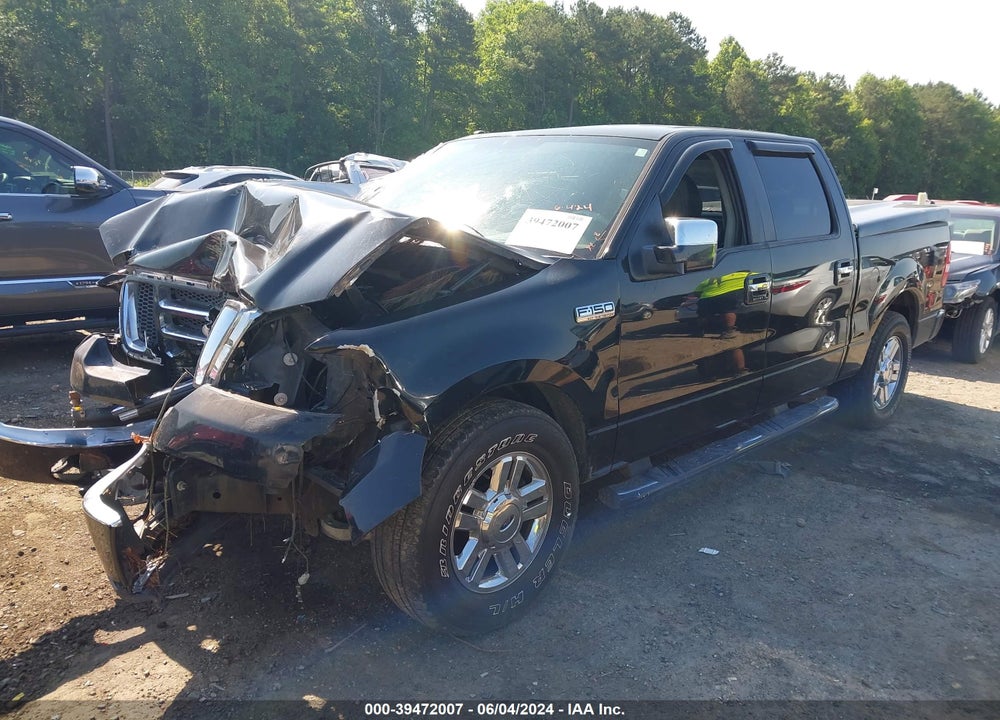 2008 FORD F-150 60TH ANNIVERSARY/FX2/KING RANCH/LARIAT/XLT VIN: 1FTPW12V38FA39024