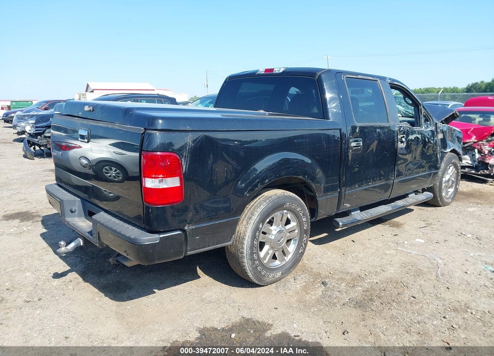 2008 FORD F-150 60TH ANNIVERSARY/FX2/KING RANCH/LARIAT/XLT VIN: 1FTPW12V38FA39024