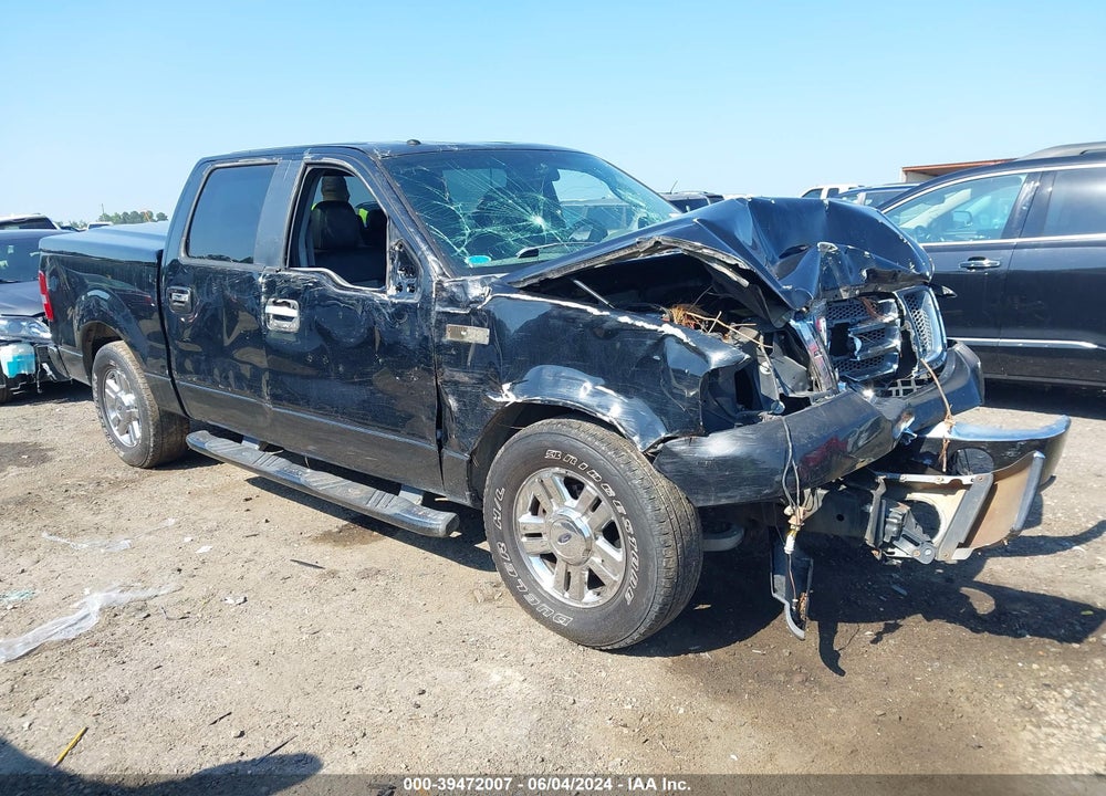 2008 FORD F-150 60TH ANNIVERSARY/FX2/KING RANCH/LARIAT/XLT VIN: 1FTPW12V38FA39024