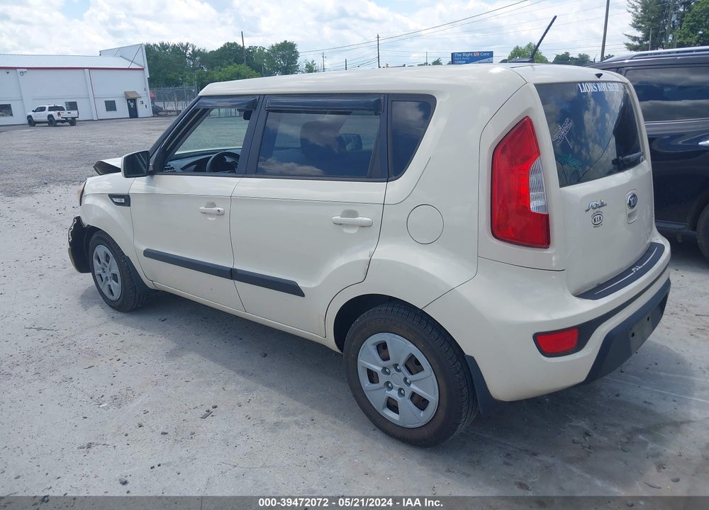 2013 KIA SOUL VIN: KNDJT2A51D7562245