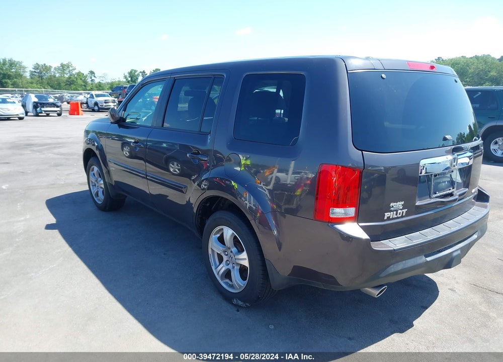 2014 HONDA PILOT EX-L VIN: 5FNYF4H54EB037683