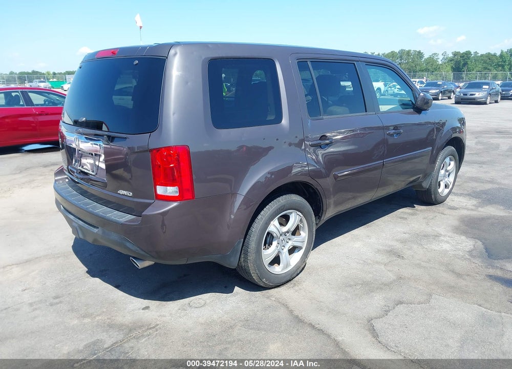 2014 HONDA PILOT EX-L VIN: 5FNYF4H54EB037683