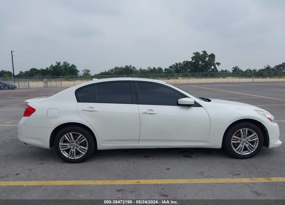 2012 INFINITI G37X SPORT APPEARANCE EDITION VIN: JN1CV6ARXCM682187
