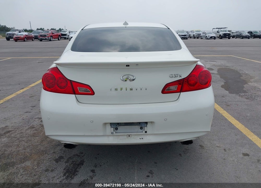 2012 INFINITI G37X SPORT APPEARANCE EDITION VIN: JN1CV6ARXCM682187