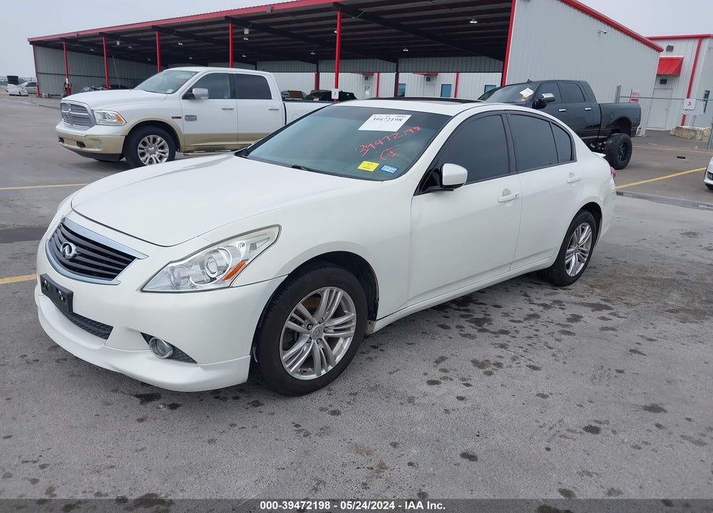 2012 INFINITI G37X SPORT APPEARANCE EDITION VIN: JN1CV6ARXCM682187
