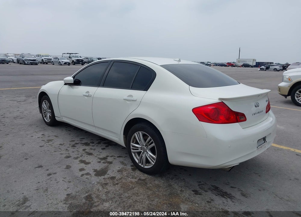 2012 INFINITI G37X SPORT APPEARANCE EDITION VIN: JN1CV6ARXCM682187