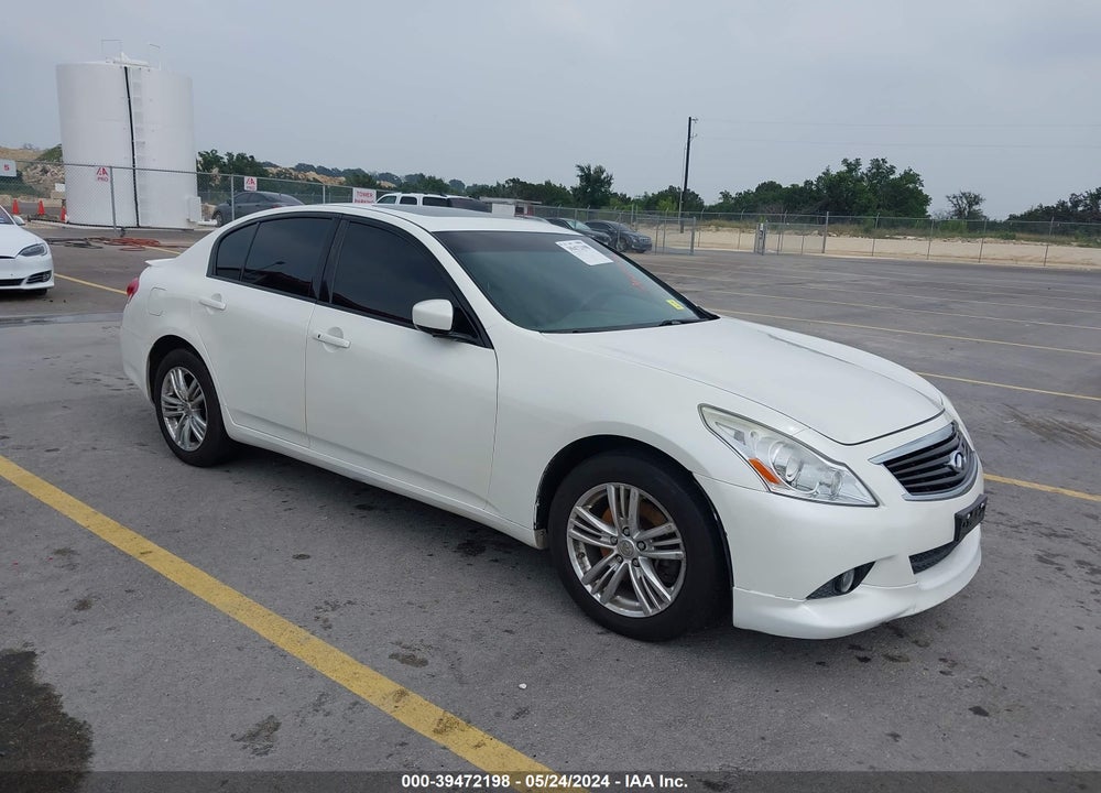 2012 INFINITI G37X SPORT APPEARANCE EDITION VIN: JN1CV6ARXCM682187