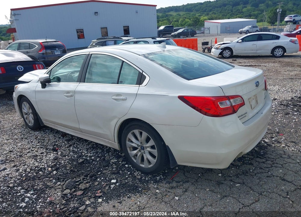 2016 SUBARU LEGACY VIN: 4S3BNBH65G3005105