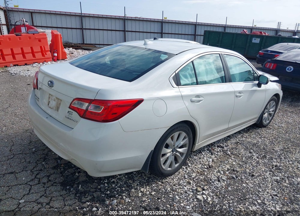 2016 SUBARU LEGACY VIN: 4S3BNBH65G3005105