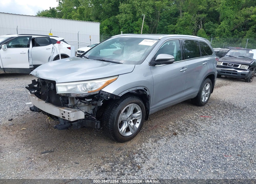2014 TOYOTA HIGHLANDER LIMITED V6 VIN: 5TDDKRFH9ES066175