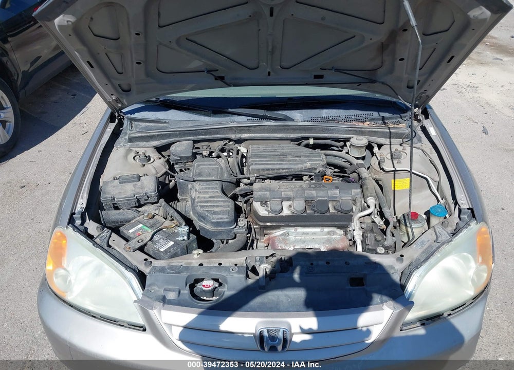 2002 HONDA CIVIC LX VIN: 2HGES16512H550624