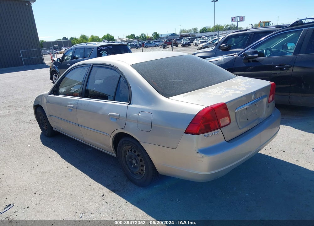 2002 HONDA CIVIC LX VIN: 2HGES16512H550624