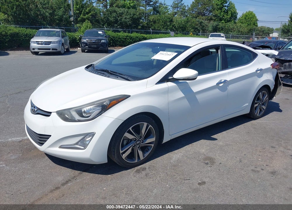 2014 HYUNDAI ELANTRA LIMITED VIN: 5NPDH4AE0EH461303