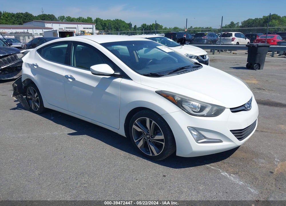 2014 HYUNDAI ELANTRA LIMITED VIN: 5NPDH4AE0EH461303