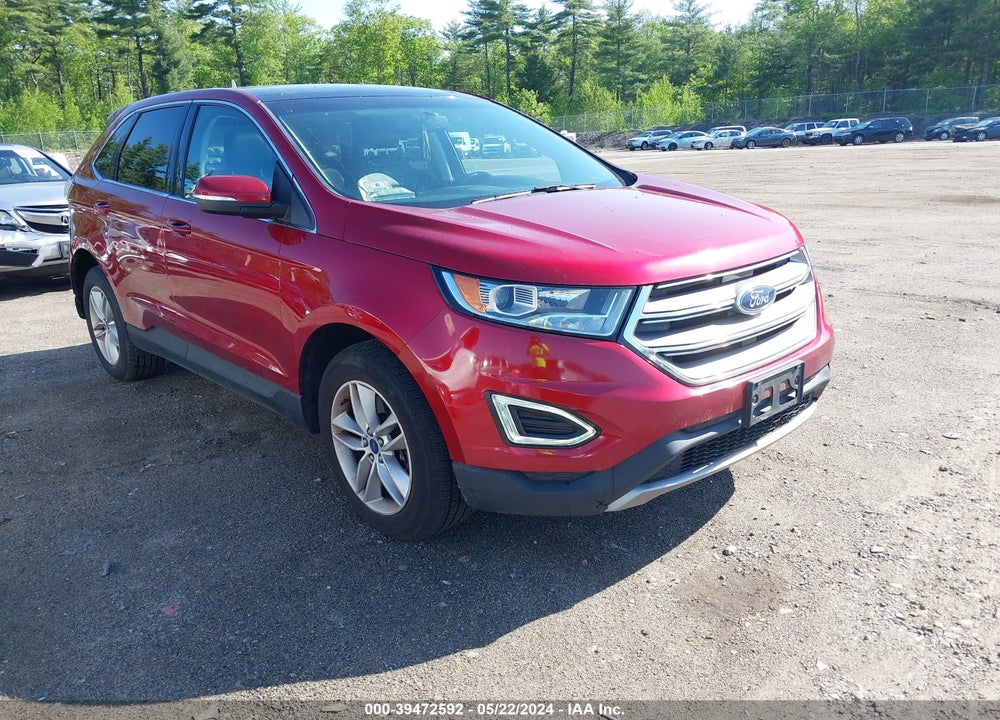 2015 FORD EDGE SEL VIN: 2FMTK4J94FBB70327